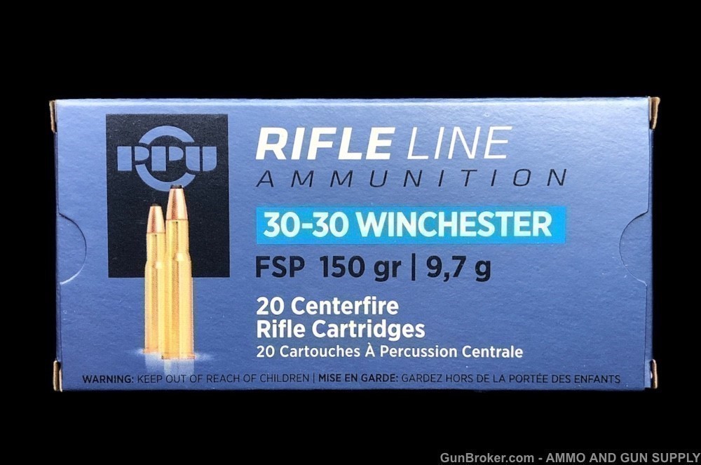 PRVI PARTIZAN 30-30 WINCHESTER 150 GR - 500 ROUNDS 25 BOXES - PREMIUM AMMO-img-2