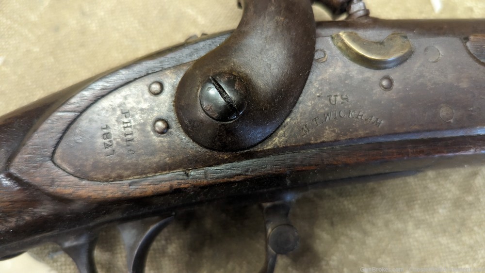 1827 W.T. Wickham- Philadelphia US marked musket-img-21