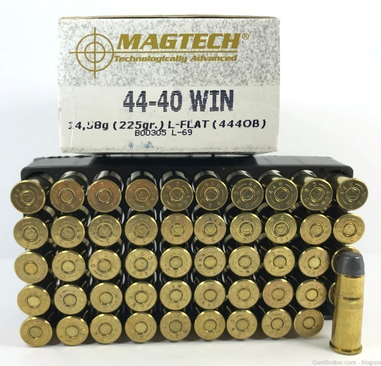 MagTech .44-40 WCF 225 Gr L-Flat Point Cowboy Action Loads SASS 967-RP-img-0