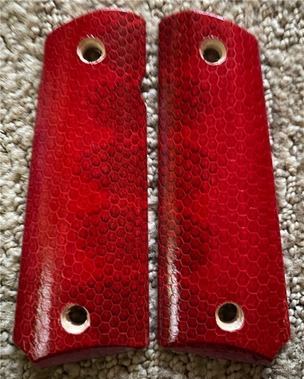 1911 Grips Genuine Red Sea Snake GRIPS ONLY-img-2