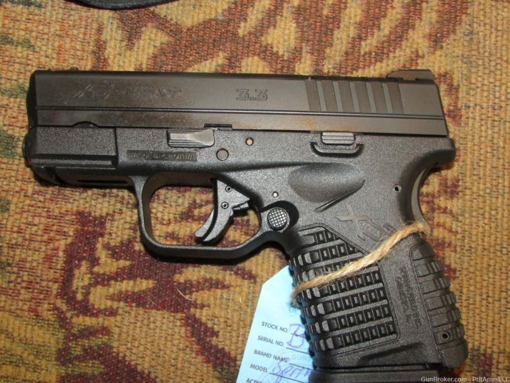 Springfield XDS 45acp, 3" barrel,hoster,2xmags.-img-4