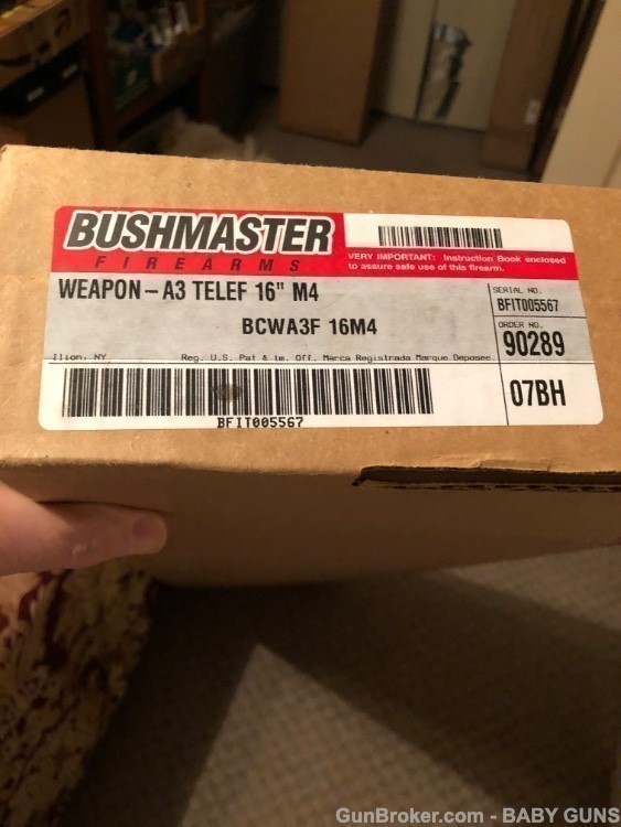 BUSHMASTER A3 TELEF 16" M4 NEW IN BOX WITH HARD CASE-img-1