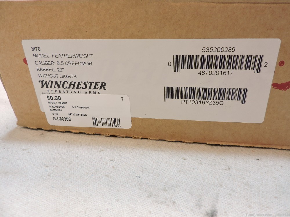 Winchester Model 70 Featherweight 6.5 Creedmoor Bolt Rifle ANIB-img-32