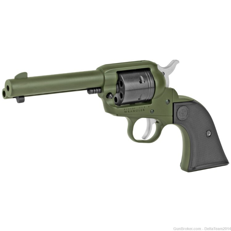 Ruger Wrangler Revolver .22LR ODG Cerakote - Single Action - 6 Rounds-img-2