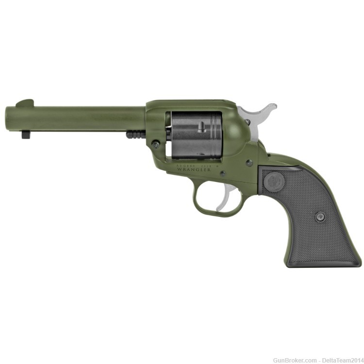 Ruger Wrangler Revolver .22LR ODG Cerakote - Single Action - 6 Rounds-img-1