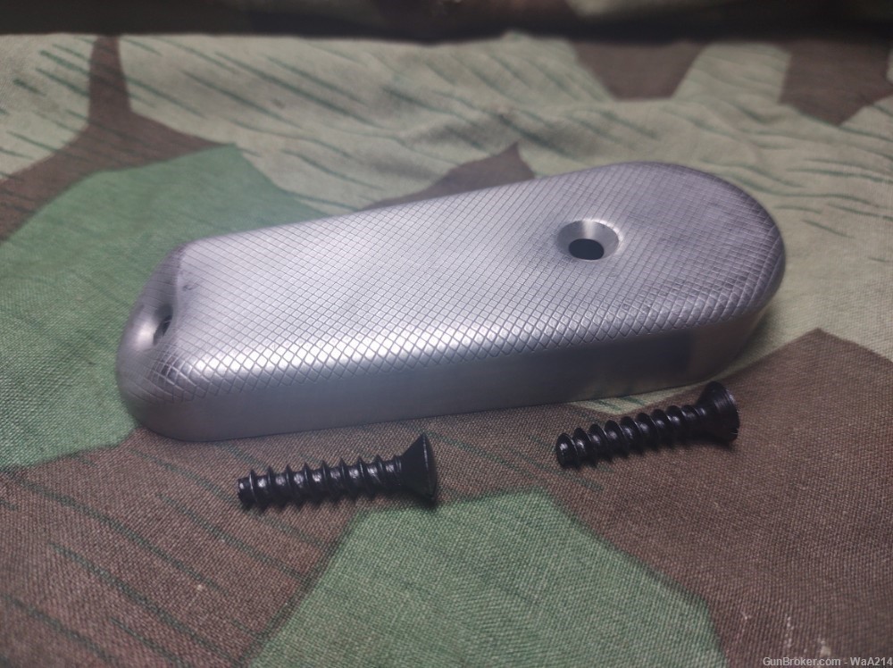 K98 Sniper Buttplate for 98k German WWII Stock with screws, guaranteed fit-img-0