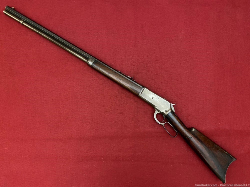 Excellent Winchester Model 1886 .40-82 28" Octagon Barrel Made in 1887-img-1