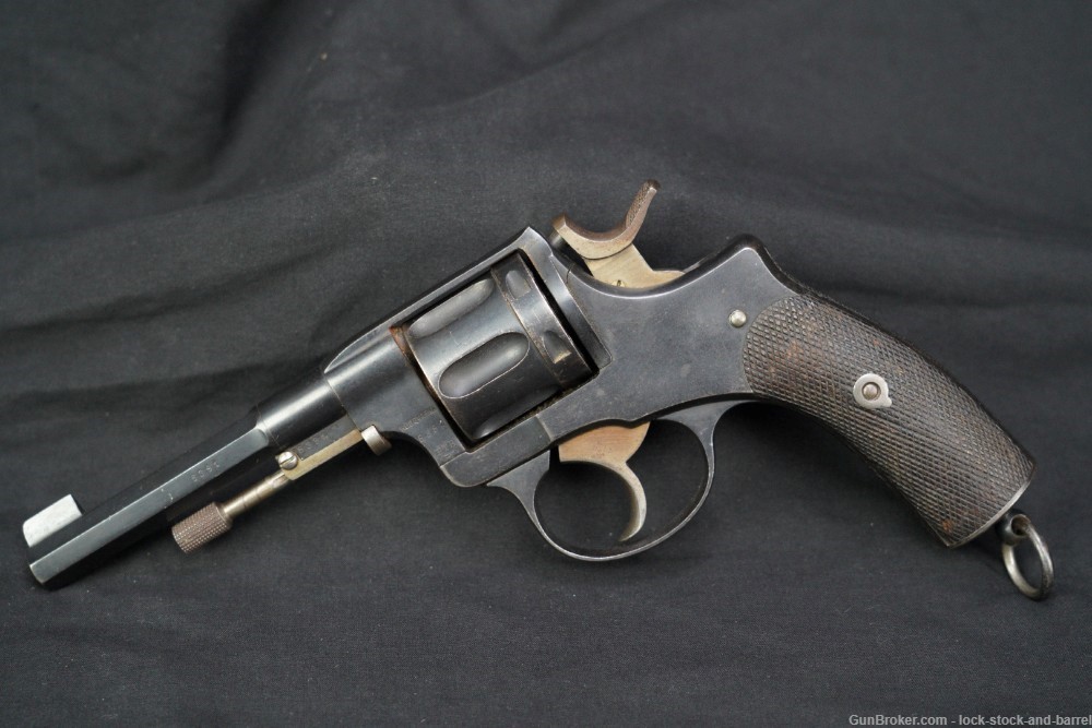 Husqvarna 1887 Nagant 7.5x22mm DA/SA Double Revolver 1897-1905 C&R ...