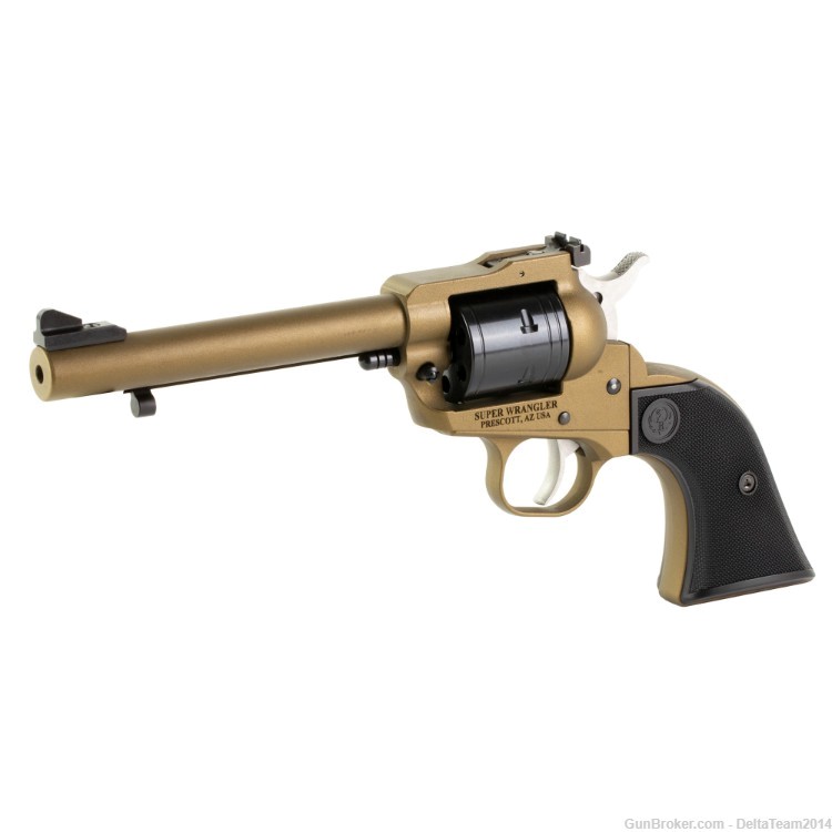 Ruger Super Wrangler Single Action Revolver .22LR/.22 WMR - Cerakote Bronze-img-2