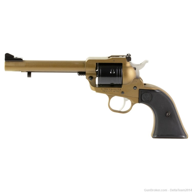 Ruger Super Wrangler Single Action Revolver .22LR/.22 WMR - Cerakote Bronze-img-1