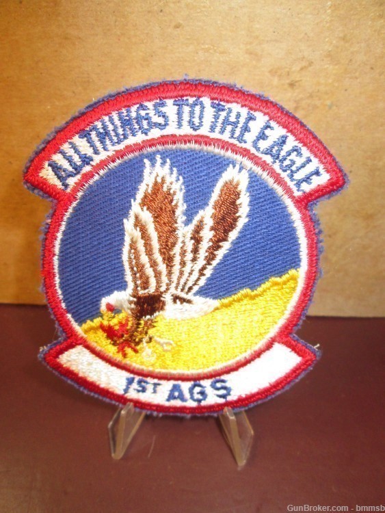U.S.A.F. 1st. AGS ALL THINGS TO THE EAGLE patch-img-0