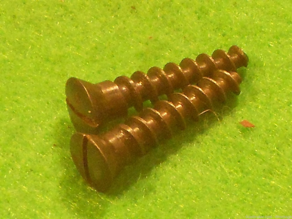 Two Argentine Model 1891 Mauser Buttplate Screws-img-2