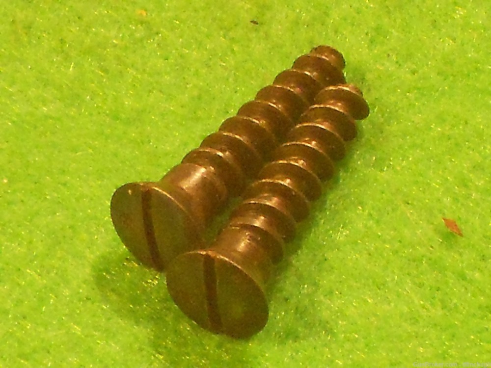 Two Argentine Model 1891 Mauser Buttplate Screws-img-3
