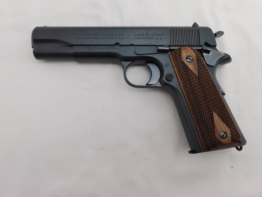 2006 Colt 1911 WWI 45ACP Carbonia Blue New In The Box-img-4