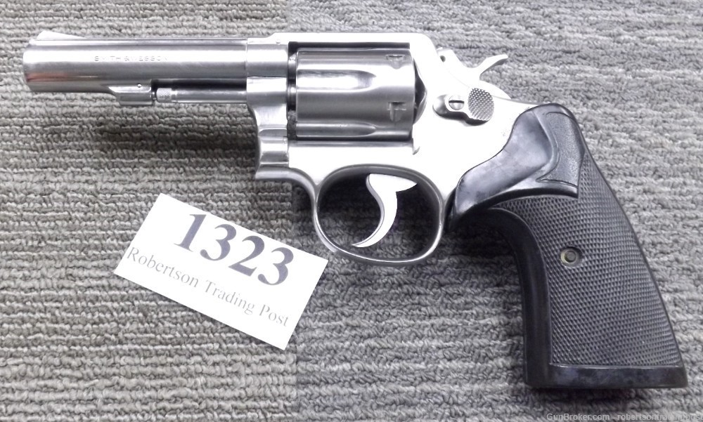 S&W .357 model 65-2 Stainless 4” HB Satin TH VG 1979 VG Smith & Wesson -img-0