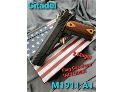 M 1911A1 Government by Citadel - 45 ACP with Case & Extra Mag! CAOK NO RES!