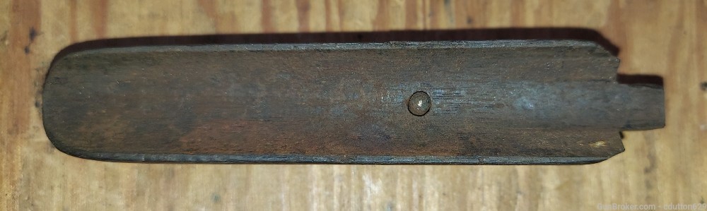 Remington Number 6 .22 LR factory walnut forewood and screw-img-2