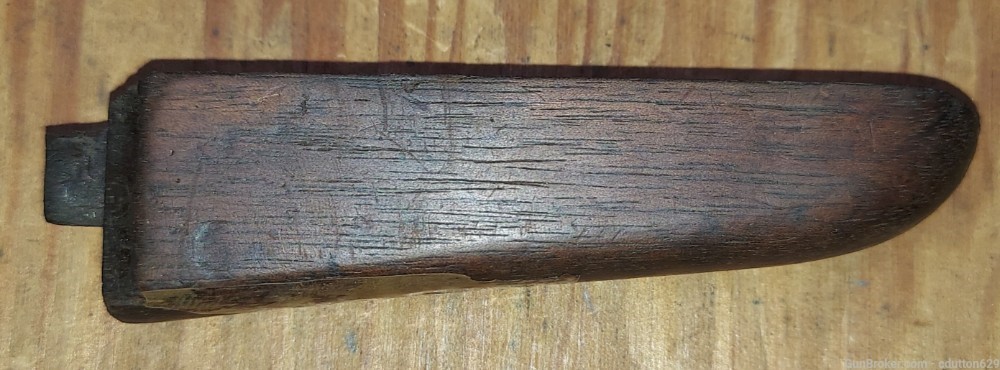 Remington Number 6 .22 LR factory walnut forewood and screw-img-0