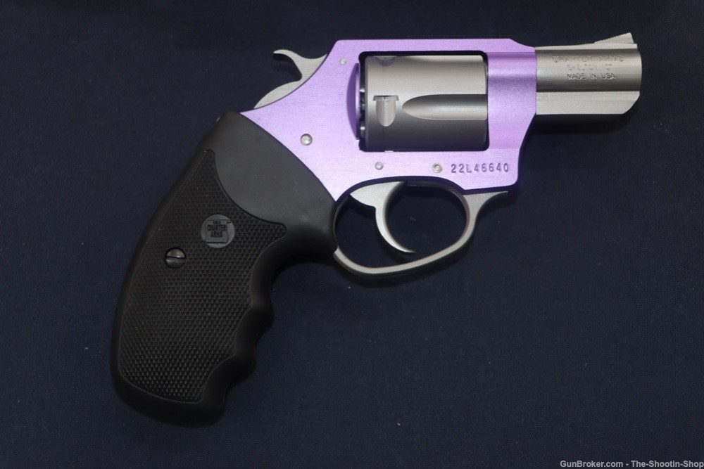 Charter Arms Model LAVENDER LADY Revolver 38SPL 2" Purple 2-TONE 5RD 38 ++-img-11