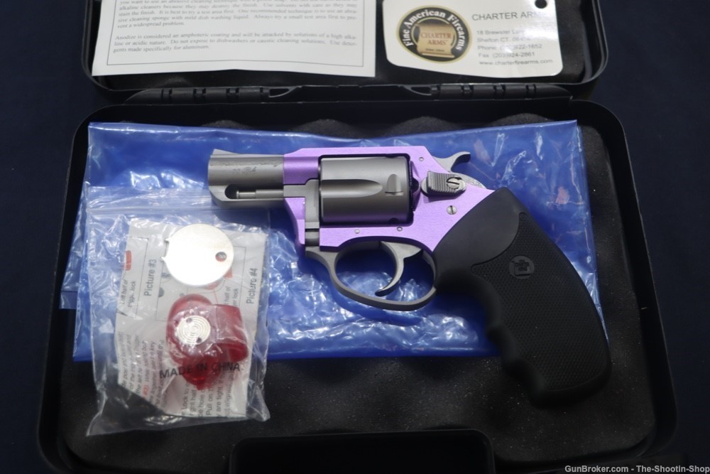 Charter Arms Model LAVENDER LADY Revolver 38SPL 2" Purple 2-TONE 5RD 38 ++-img-0