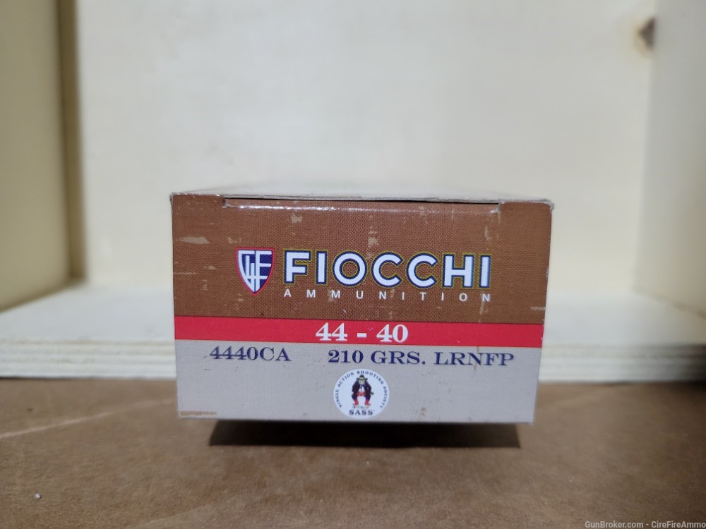 FIOCHI 4-40 win. 210 grain flat point cowboy action Ammo 50rnds no cc fees -img-0