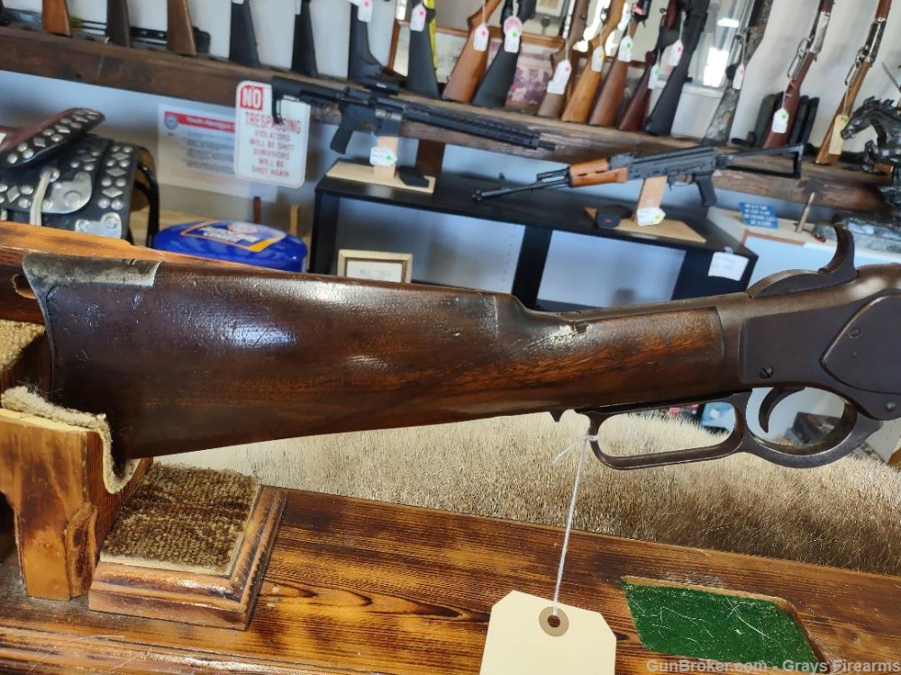 ANTIQUE WINCHESTER MODEL  1873 RIFLE IN 44/40 MFG 1887-img-0
