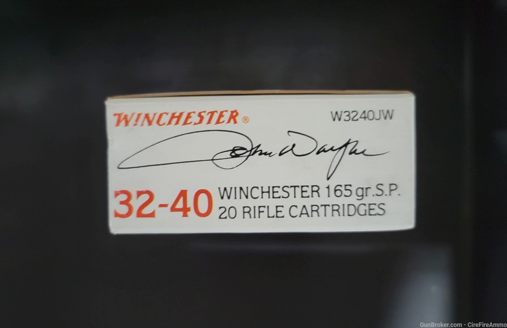  32-40 Winchester john wayne.32-40 WIN 165 gr soft point full box 20 Rounds-img-1