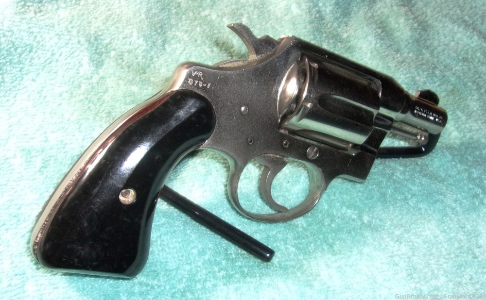Colt Detective Nickel Finish .38 Special Revolver 2"  vintage NICE!-img-8