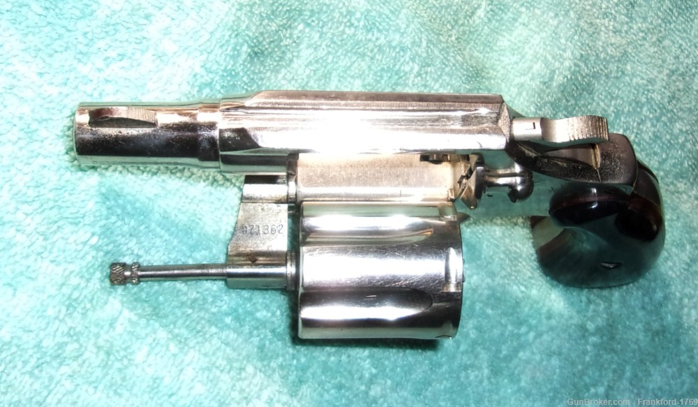 Colt Detective Nickel Finish .38 Special Revolver 2"  vintage NICE!-img-19
