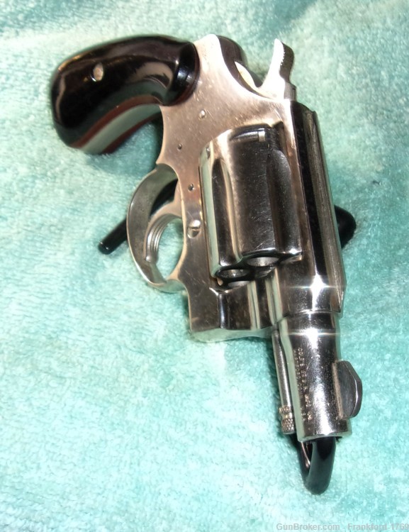 Colt Detective Nickel Finish .38 Special Revolver 2"  vintage NICE!-img-10