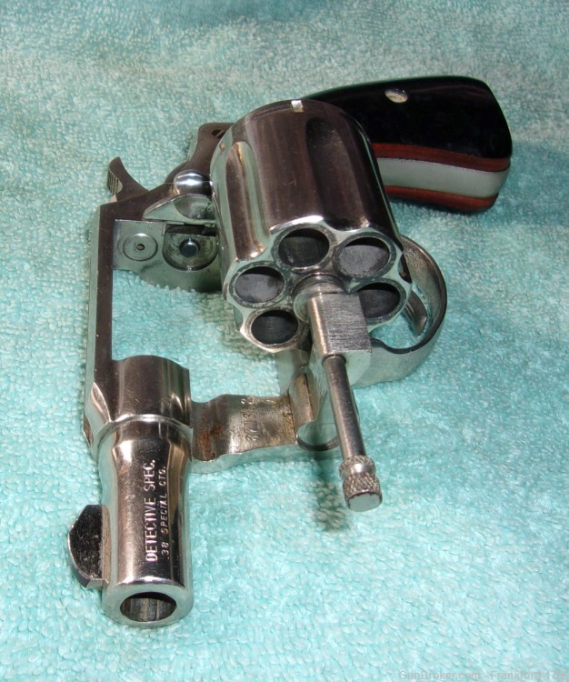 Colt Detective Nickel Finish .38 Special Revolver 2"  vintage NICE!-img-18