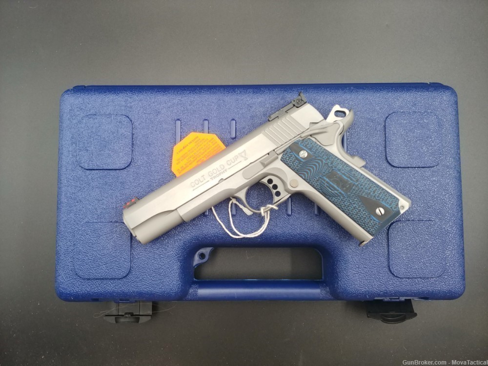 COLT 1911 Gold Cup 45ACP Colt Stainless  2x Colt-1911 MAGS, Match Barrel-img-4