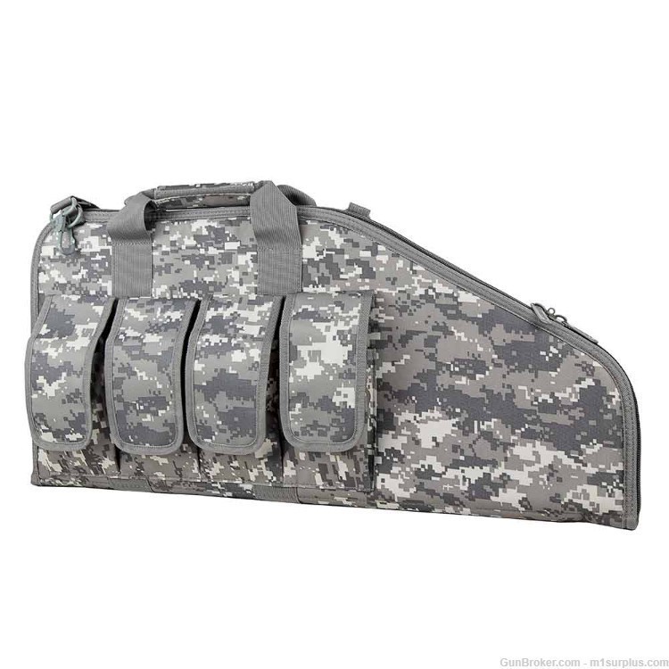 VISM Digital Camo 28" Tactical Case w/ Mag Pouches for AK47 AR15 PISTOL-img-0