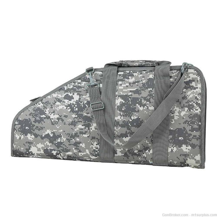 VISM Digital Camo 28" Tactical Case w/ Mag Pouches for AK47 AR15 PISTOL-img-1