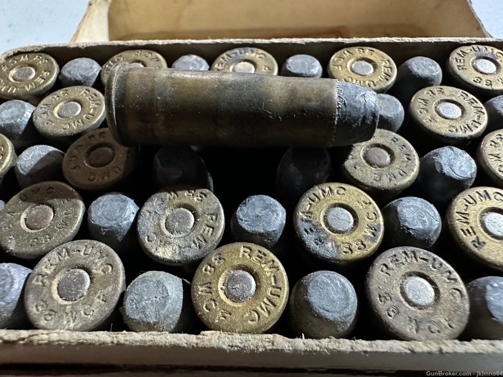 50 rounds of vintage UMC 38 Winchester 38-40 WCF ammo-img-3