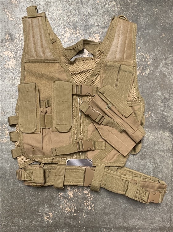 VISM Youth Tactical Vest Small / XSM Desert Tan-img-0
