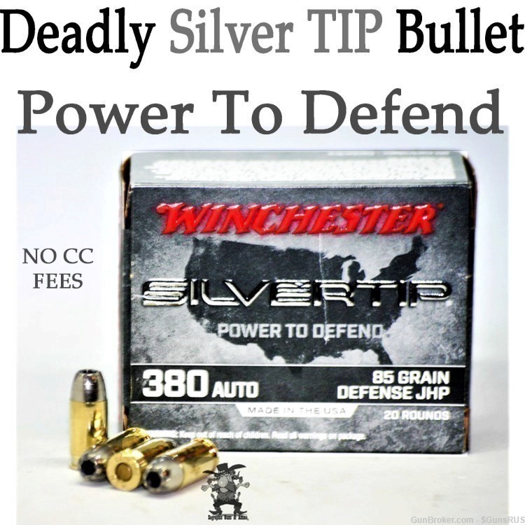 .380 WINCHESTER SILVERTIP 380 Auto Personal Protection 85 Grain JHP 20rd-img-0