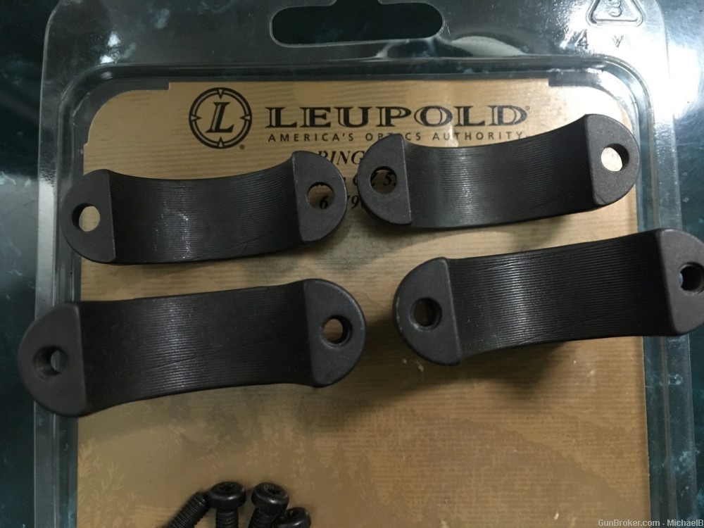 CZ 550 30mm Rings by Leupold - Matte Steel, High Height, Unused, $6 Ship-img-3
