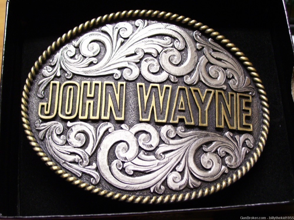 John Wayne Belt Buckle-img-2