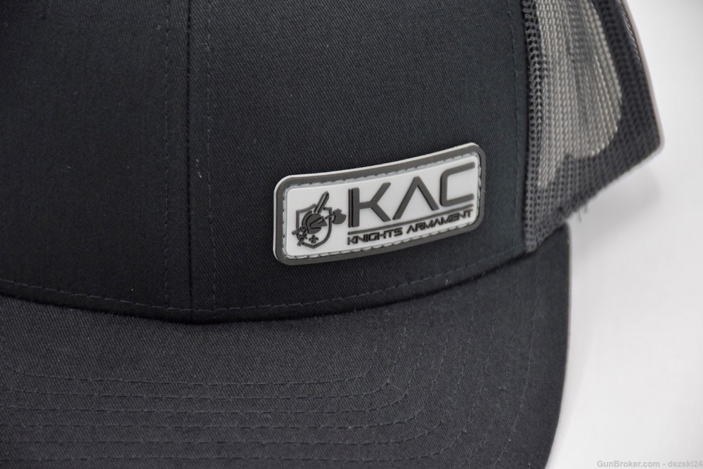 KNIGHTS ARMAMENT COMPANY KAC TRUCKER STYLE BASEBALL CAP/HAT KNIGHTS LOGO-img-2