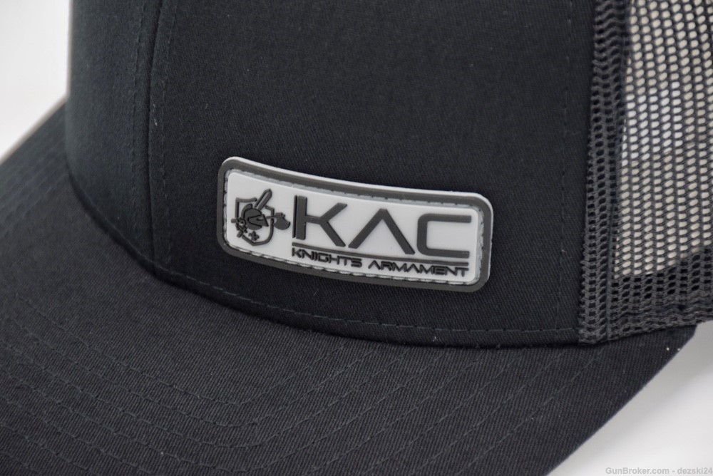 KNIGHTS ARMAMENT COMPANY KAC TRUCKER STYLE BASEBALL CAP/HAT KNIGHTS LOGO-img-3