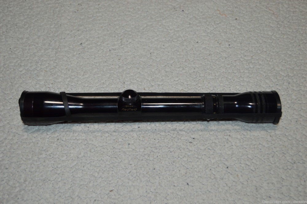 VINTAGE US Made Redfield Wde Angle 3-9x Rifle Scope w/ Uncle Mike's Cvrs.-img-0