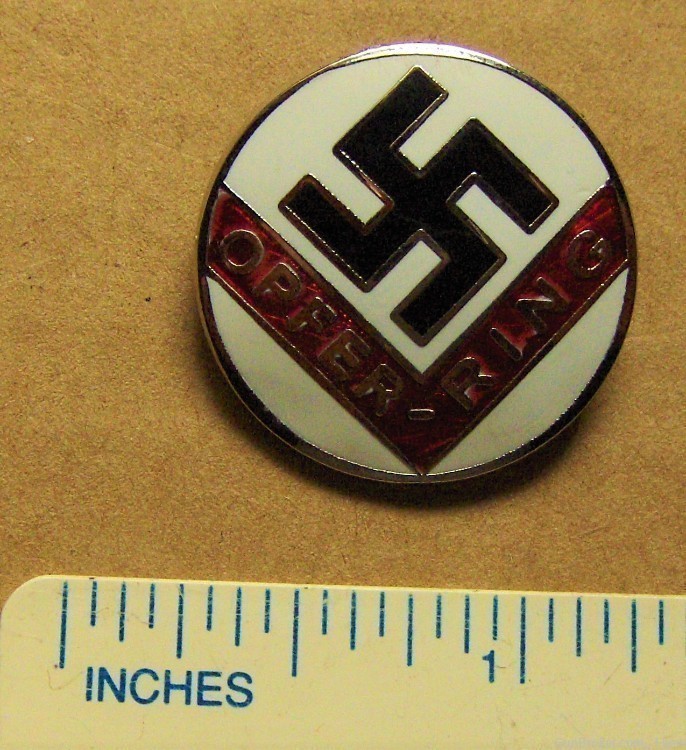 Third Reich Germany WWII Political Pin-Token  REPRODUCTION-img-0