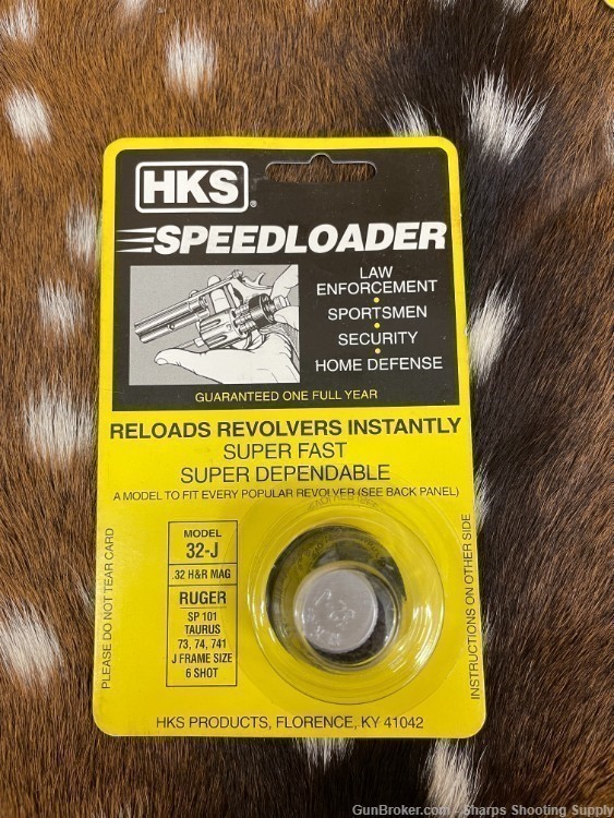 HKS M Series Speedloader .32 H&R Mag J 6/S, Ruger SP101, Tarus 73/74/741-img-0