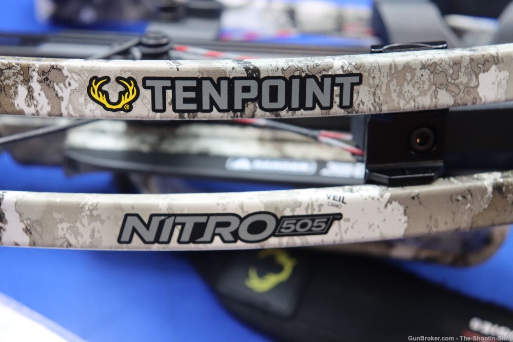 TenPoint Nitro 505 Crossbow ACUslide EVO-X Elite Scope Veil Alpine Camo FPS-img-35