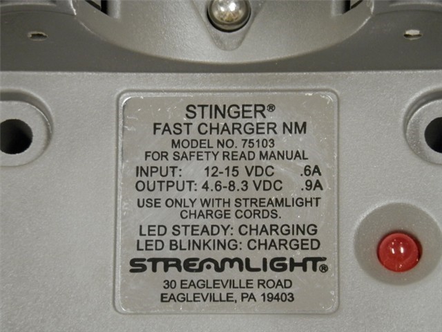 STREAMLIGHT STINGER XT 75122 w/ FAST CHARGER (NIB)-img-5
