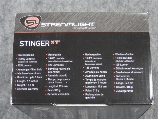 STREAMLIGHT STINGER XT 75122 w/ FAST CHARGER (NIB)-img-2