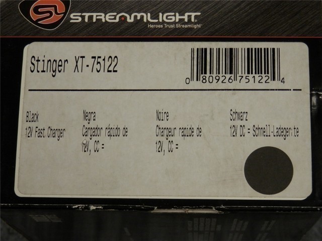 STREAMLIGHT STINGER XT 75122 w/ FAST CHARGER (NIB)-img-0