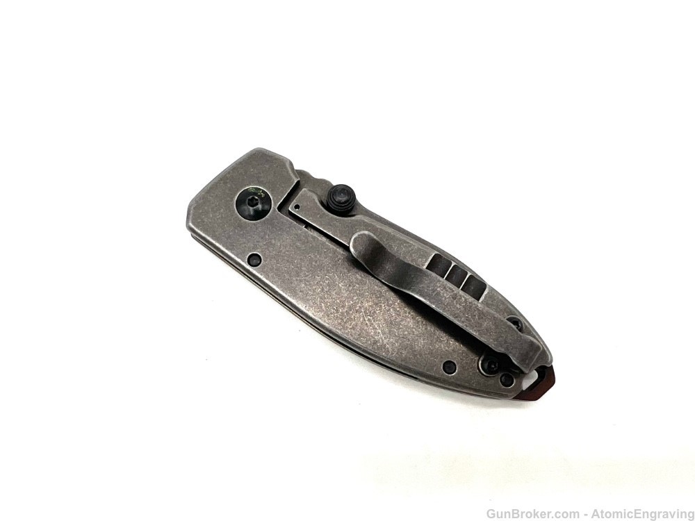 Custom CRKT Squid 2.37 inch Folding Knife - Mandalorian Beskar-img-5
