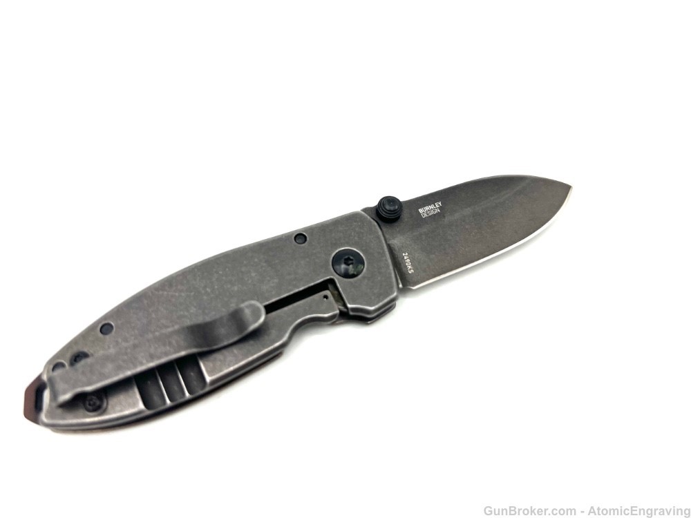 Custom CRKT Squid 2.37 inch Folding Knife - Mandalorian Beskar-img-4